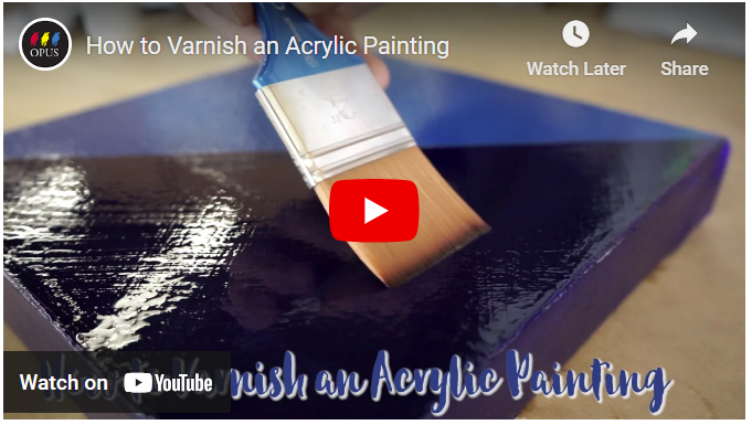 Genuine Dilemma: Should I Varnish My Acrylic Painting? All Artists Need To Know 1 How to varnish an acrylic painting video