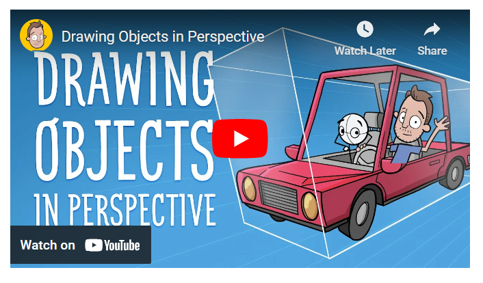 Perspective Drawing for Beginners - an Easy Guide 8 drawing objects in perspective video