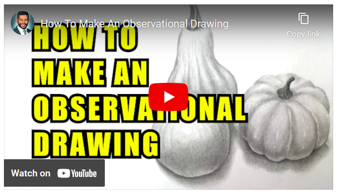 Observational Drawing: Easy tips to drawing what you see from life 3 how to make an observational drawing video