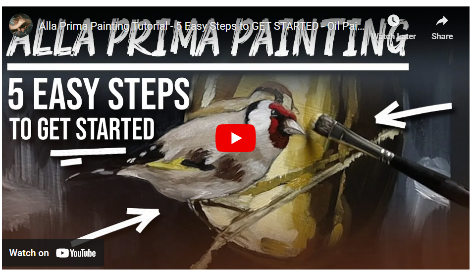 What is Alla Prima painting? All your questions explained (easy) 3 5 steps to alla prima painting video