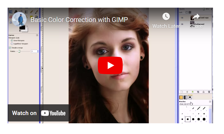 How to digitize artwork for printing as a Giclee print like a boss 2 Basic color correction with gimp