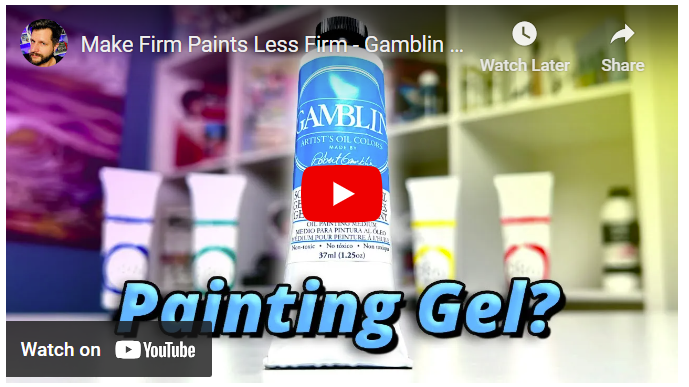 Gamblin Solvent Free Gel Vs Liquin - Artists Need A Happy Medium 3 Youtube video to https://youtu.be/lMr6lQwMdWo
