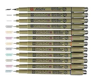 7 Pen and ink drawing materials you'll need now to get started 9 sakura pigma technical pen set