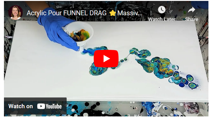 13 Acrylic Flow Painting Techniques: Ultimate Guide 5 Funnel Pour video