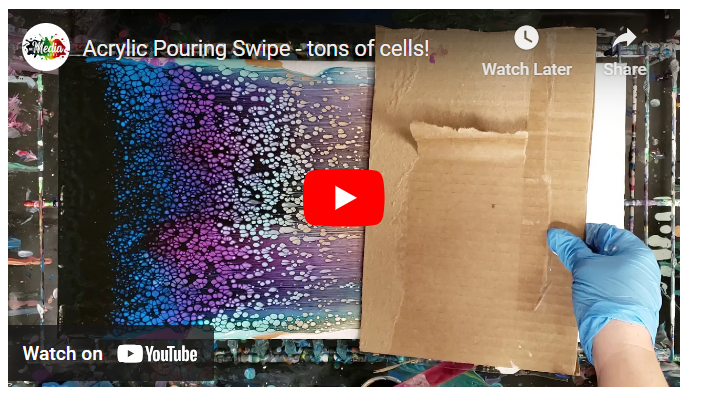 13 Acrylic Flow Painting Techniques: Ultimate Guide 9 Swipe Pour video