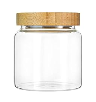A glass jar with a flat base can be used in place of a glass muller