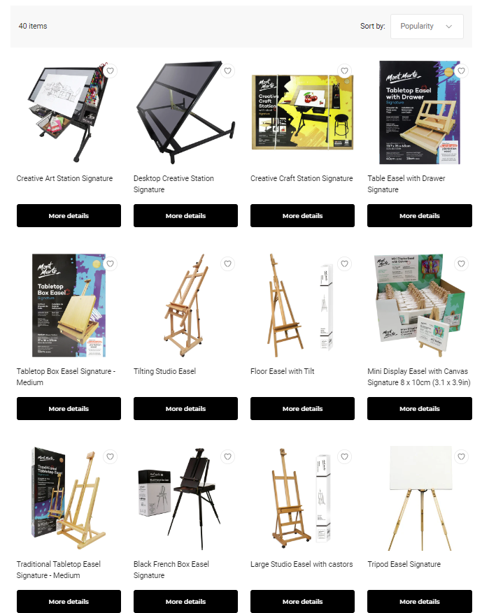 A Drafting Table Or Easel? What's Best For Artists 4 Mont Marte Easels.. so many to choose from