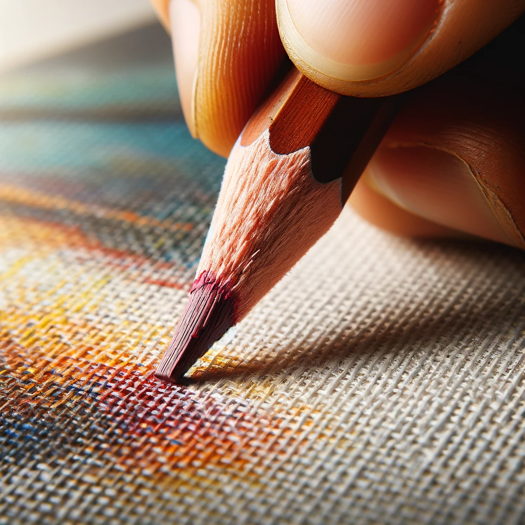 How to Draw with Pencil on Canvas: Techniques & Preservation Tips 4 coloring pencils on canvas