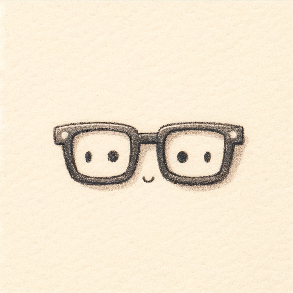 63 Easy Drawing Ideas for Beginner Artists To Draw In Pencil 10 cute kawaii style glasses drawing