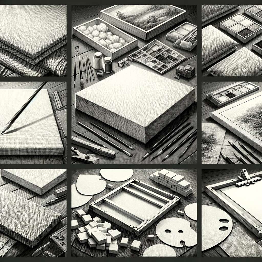 How to Draw with Pencil on Canvas: Techniques & Preservation Tips 6 different types of canvas you can use