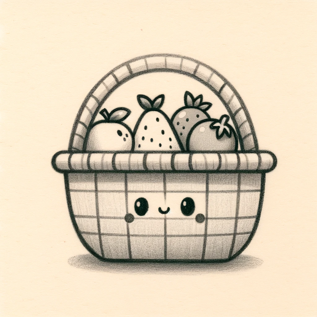 63 Easy Drawing Ideas for Beginner Artists To Draw In Pencil 40 easy fruit basket drawing