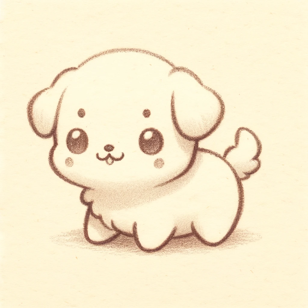 63 Easy Drawing Ideas for Beginner Artists To Draw In Pencil 6 kawaii puppy dog