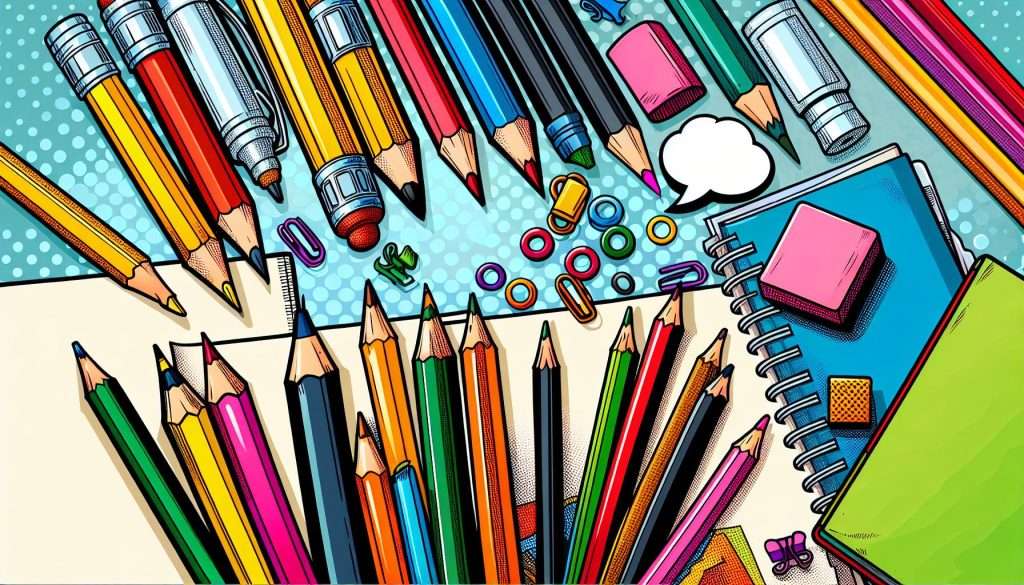 Boost Your Art Skills: Top 30 Day Drawing Challenge Ideas 5 how to start a 30 day art challenge - image of artist materials in cartoon style
