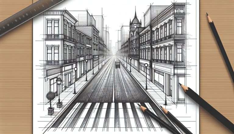 2 point perspective drawing ideas featured