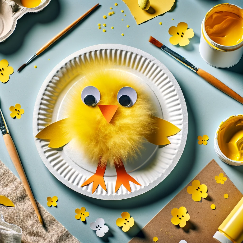 21 Easy Easter Art Projects for Kids: Boost Creativity & Make Memories 16 Paper Plate Easter Chick
