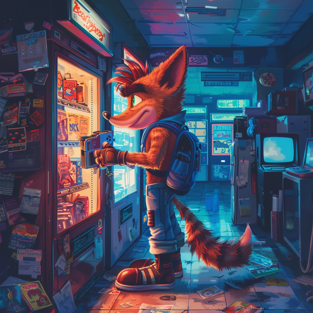 15 Easy Y2K Painting Ideas That Wow: Get Creative 1 Nothing is more y2k than Crash Bandicoot at Blockbuster video. Use popular imagery from the year 2000's to inspire your Y2K painting ideas.