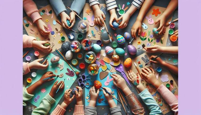 easy easter art projects for kids featured image