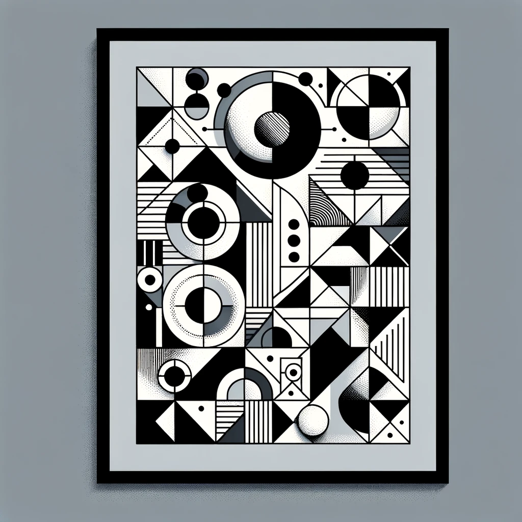 The Art of Geometric Drawing: Understanding The Basics 1 This geometric drawing art uses all of the 5 basic shapes