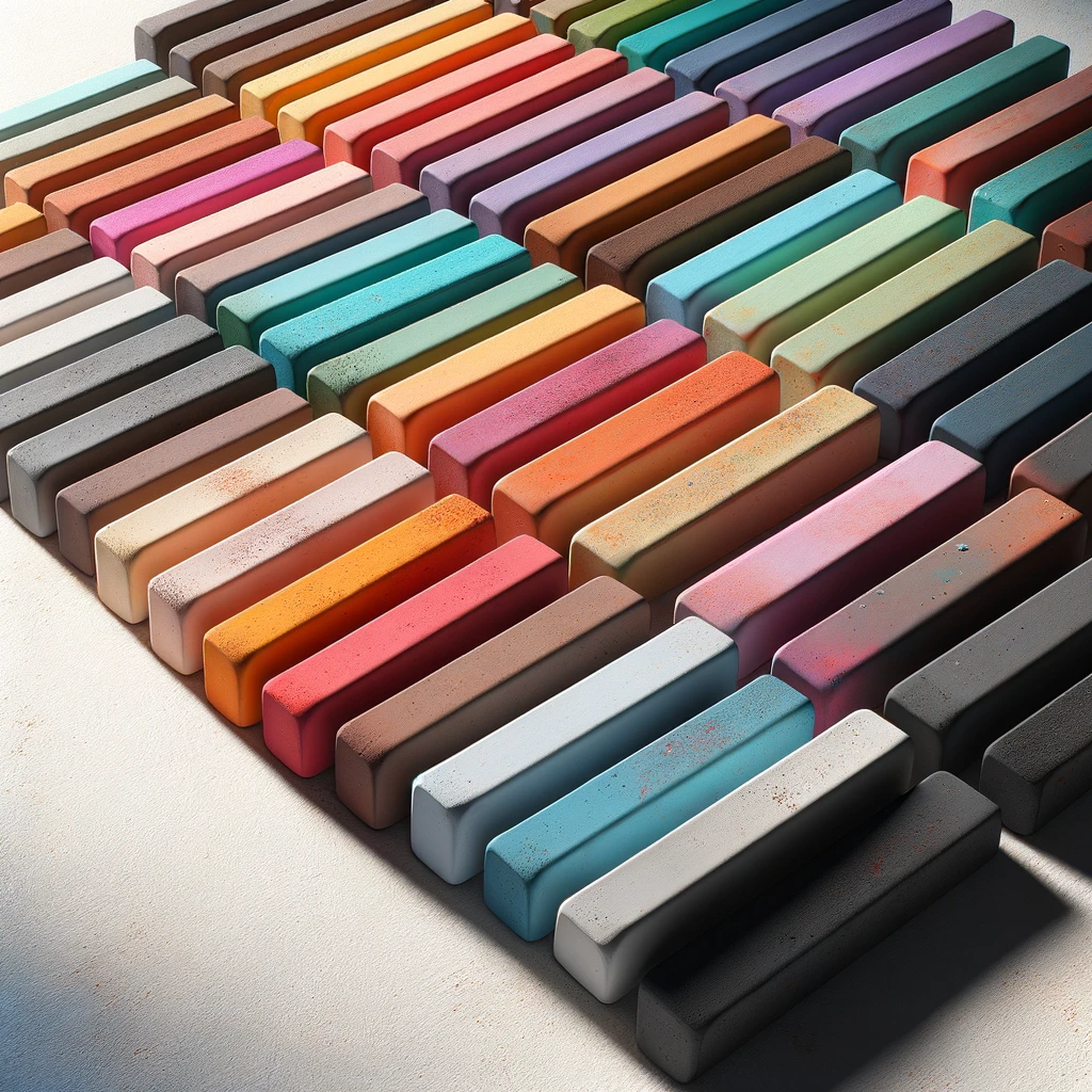 hard pastels