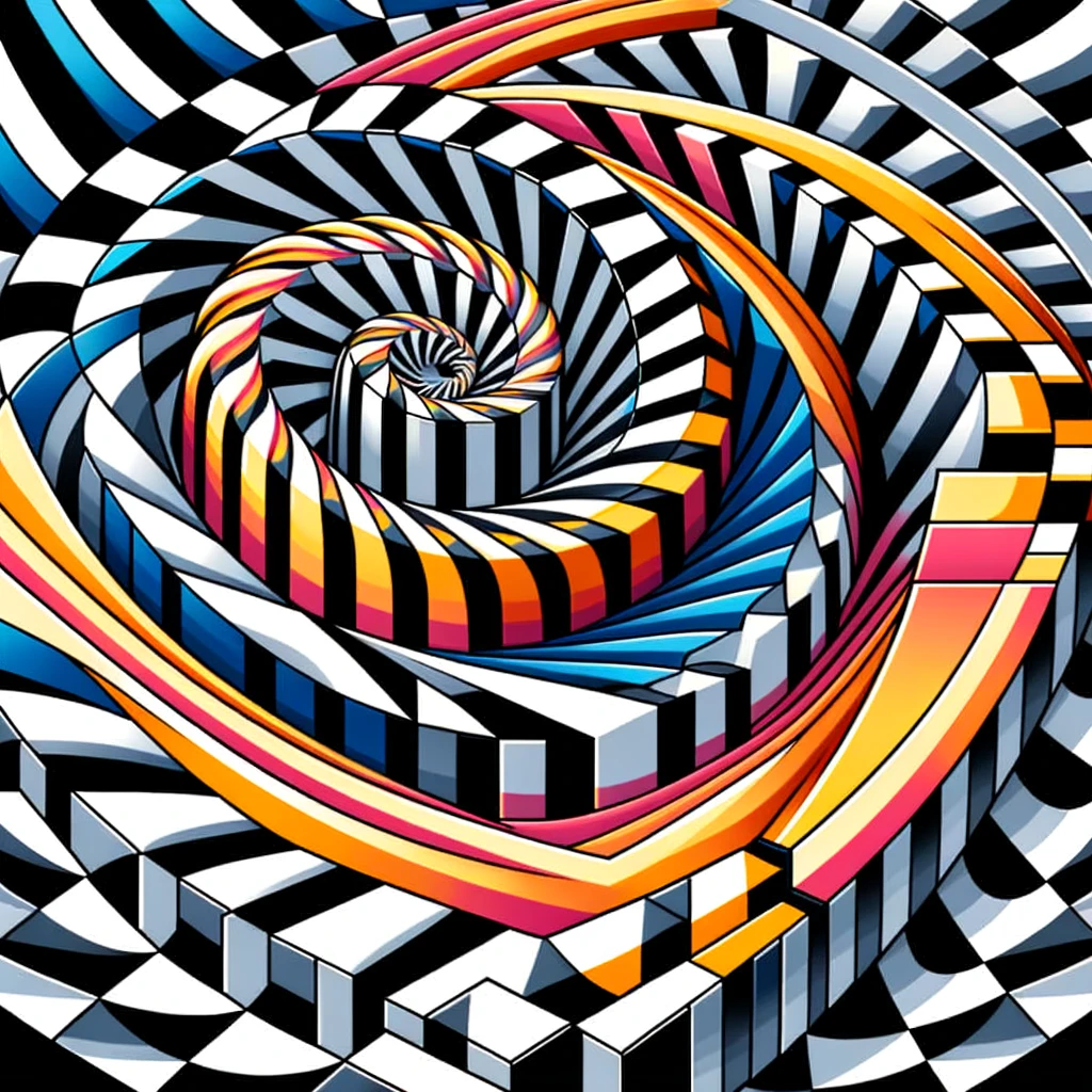 The Art of Geometric Drawing: Understanding The Basics 5 optical illusion geometric art