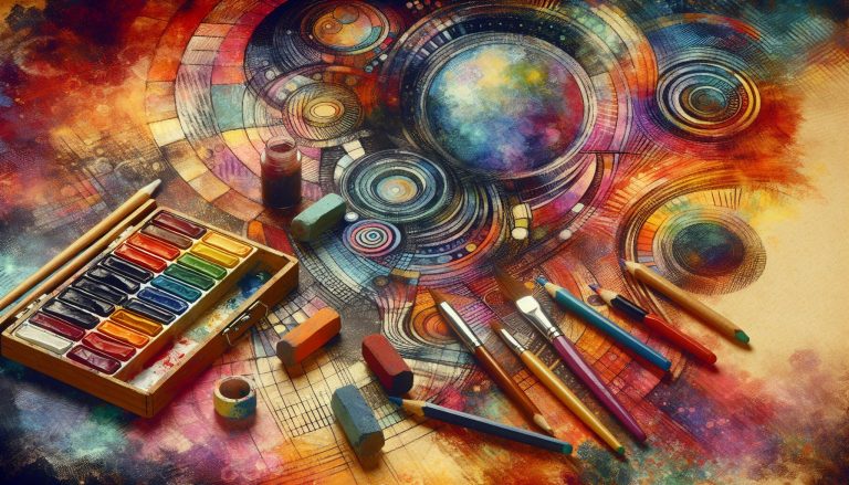 techniques for using oil pastels mixed with watercolors