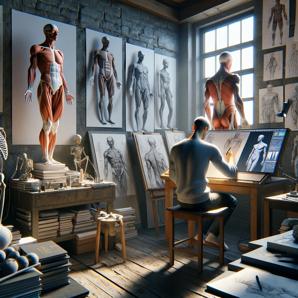 Get Better At Anatomy Drawing: Tips to Improve Your Art 3 the study of human anatomy for art