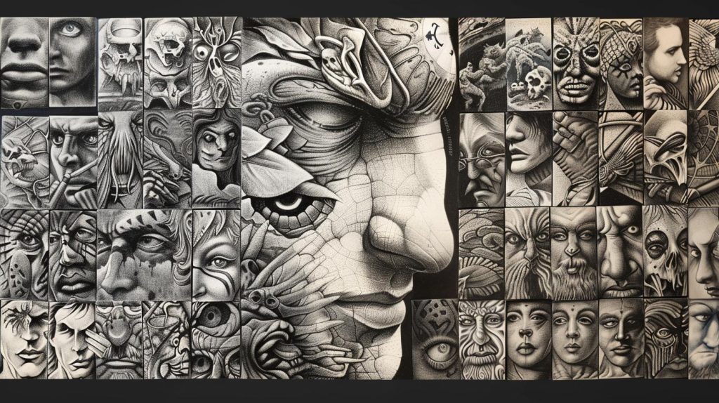 Find Your Own Drawing Style: Tips For New Artists 3 portraits drawn using various drawing styles