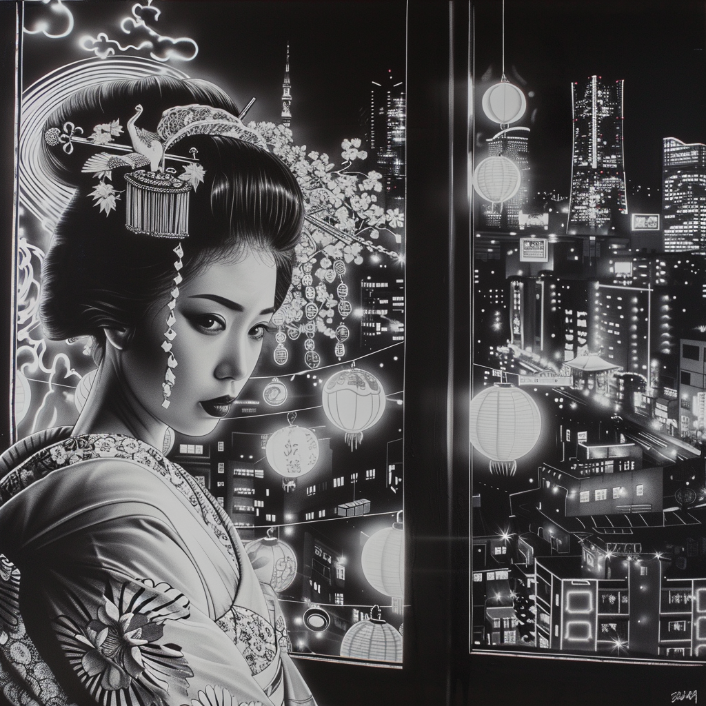 15 Easy Y2K Painting Ideas That Wow: Get Creative 10 Sin City inspired black and white artwork