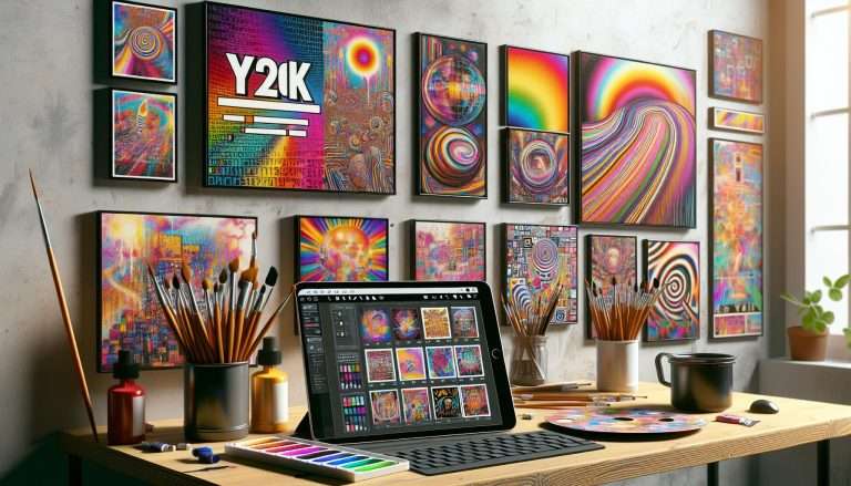 y2k painting ideas easy