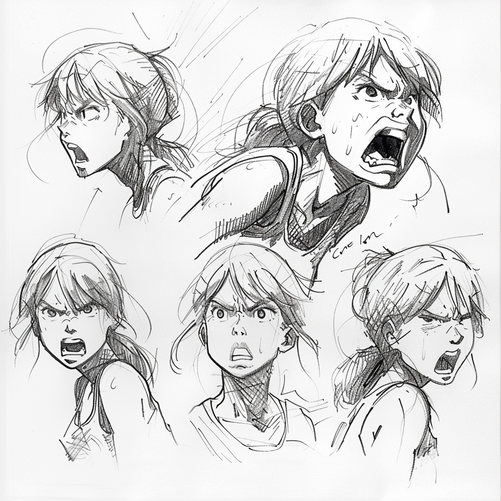 Ultimate 51 Reference Images Of Female Poses for Artists 48 Female Angry Poses Anime Action