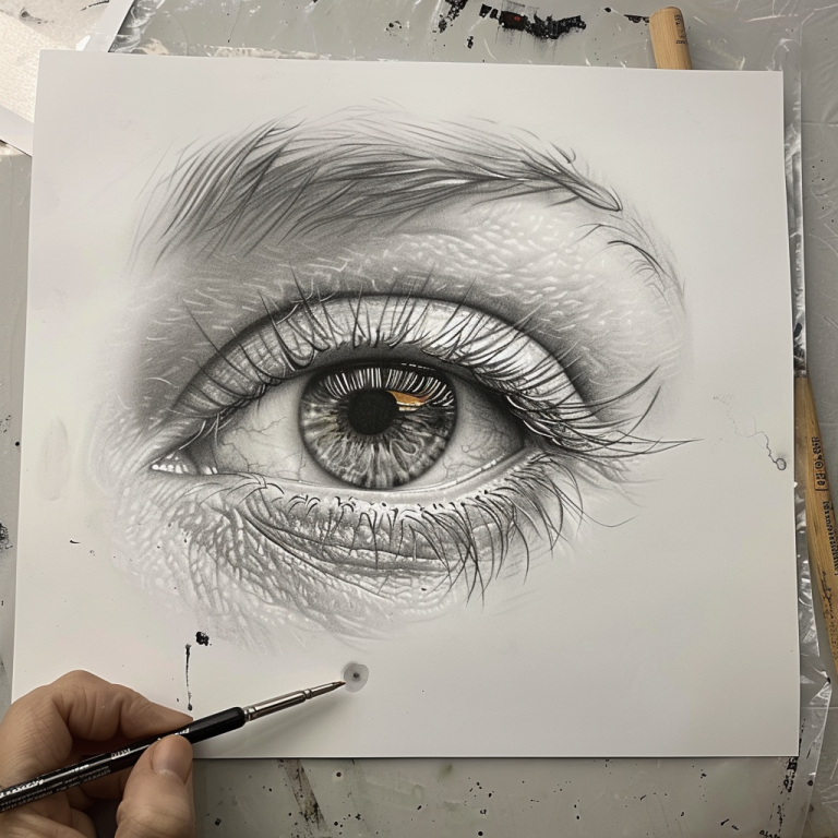 drawing cool eyes