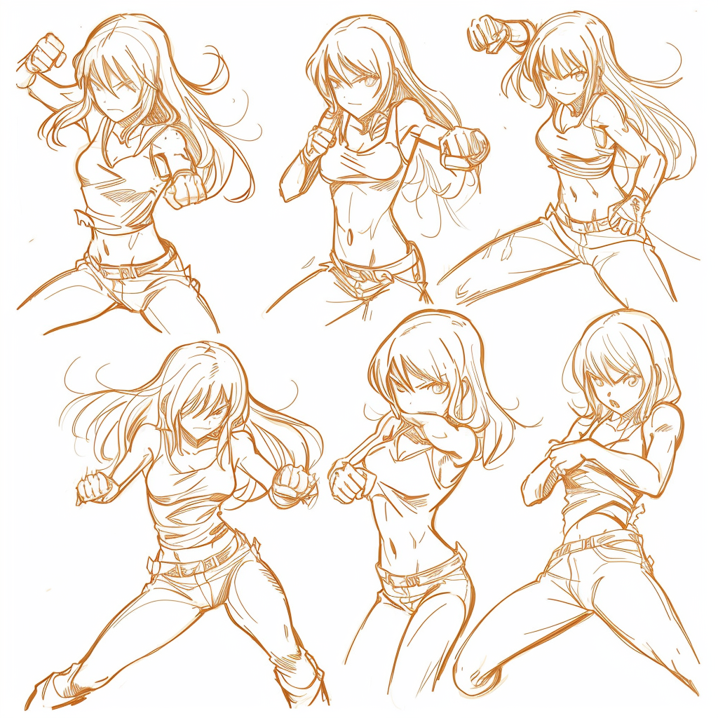 Ultimate 51 Reference Images Of Female Poses for Artists 38 dynamic female action pose 1
