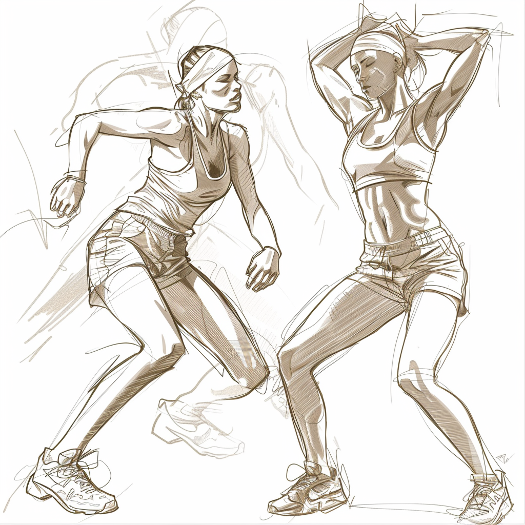 Ultimate 51 Reference Images Of Female Poses for Artists 33 female athletic pose reference images 2