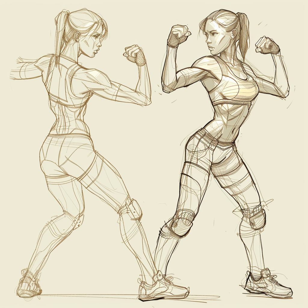 Ultimate 51 Reference Images Of Female Poses for Artists 32 female athletic pose reference images