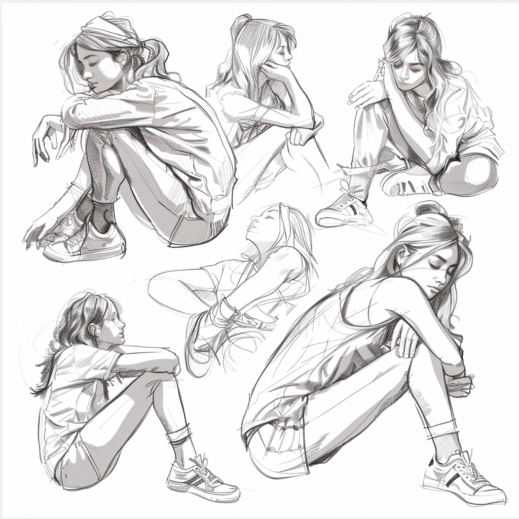 Ultimate 51 Reference Images Of Female Poses for Artists 10 female casual reference pose 2