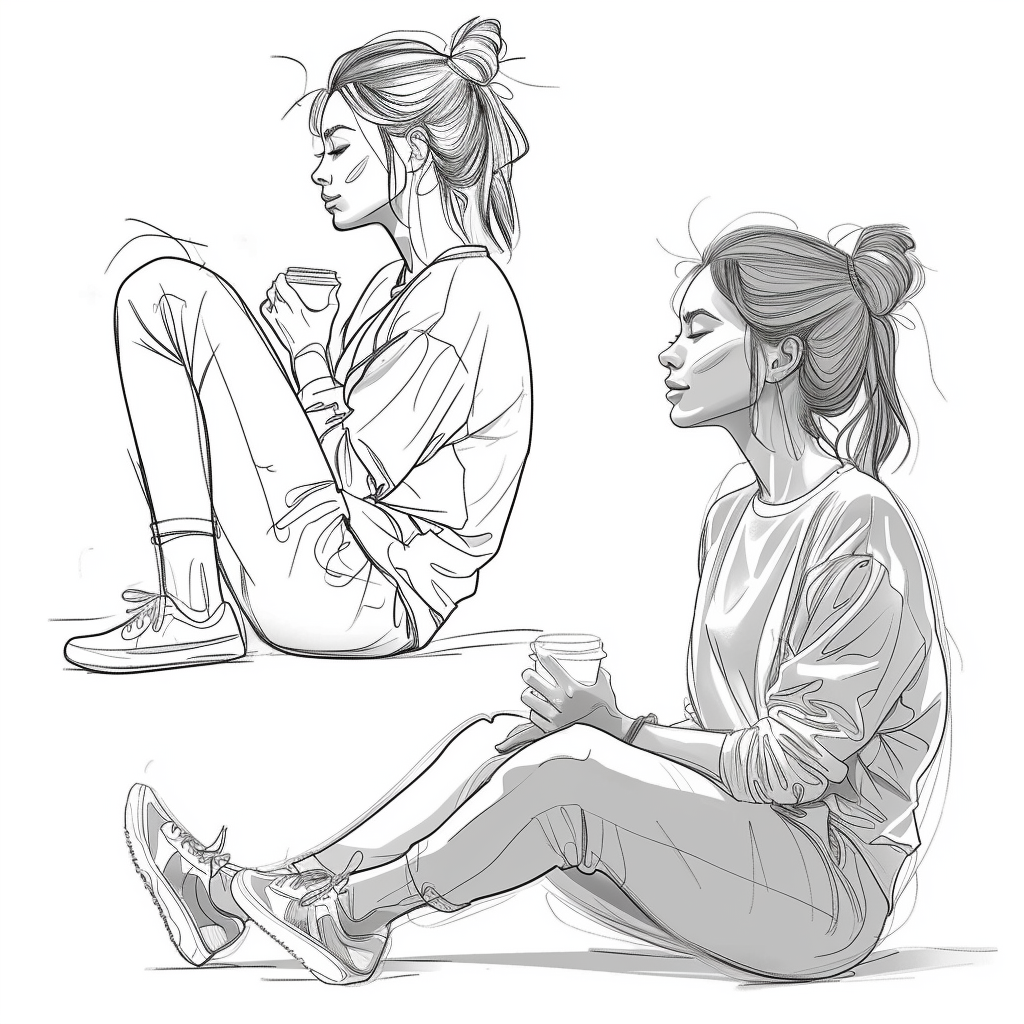 Ultimate 51 Reference Images Of Female Poses for Artists 9 female casual reference pose