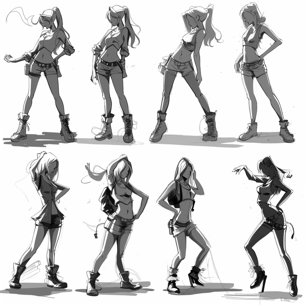 Ultimate 51 Reference Images Of Female Poses for Artists 35 female character pose reference images 2