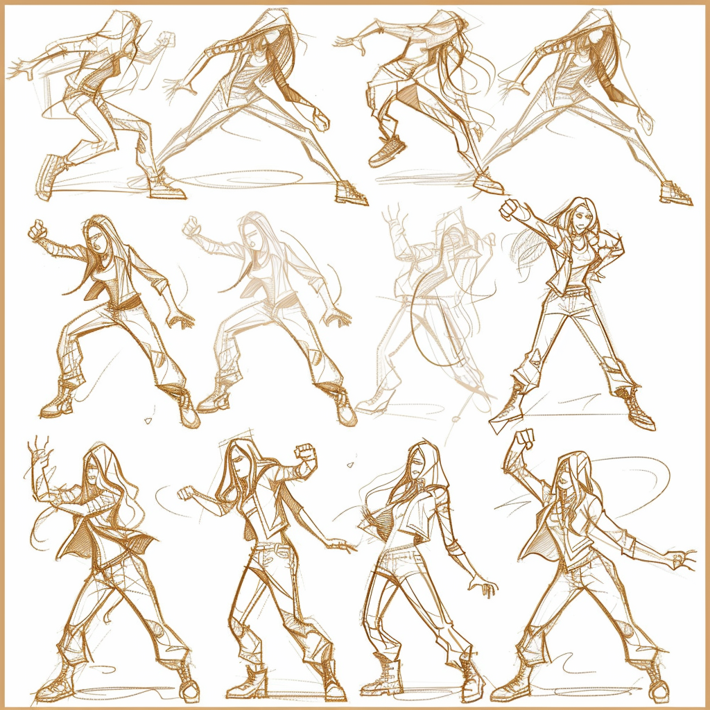 Ultimate 51 Reference Images Of Female Poses for Artists 34 female character pose reference images