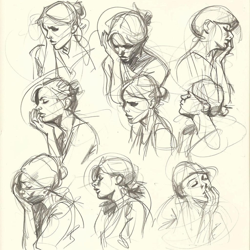 Ultimate 51 Reference Images Of Female Poses for Artists 19 female emotive pose reference 3