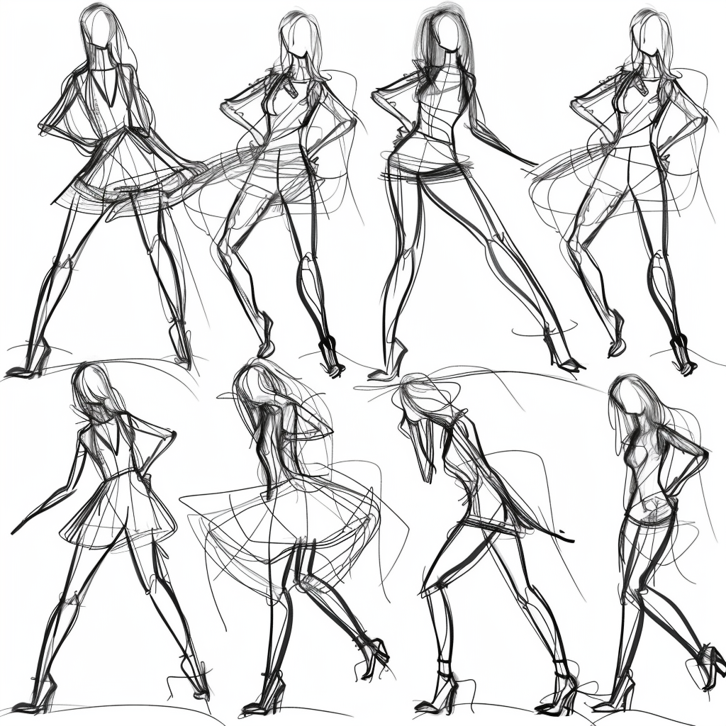 Ultimate 51 Reference Images Of Female Poses for Artists 4 female fashion pose reference short skirt