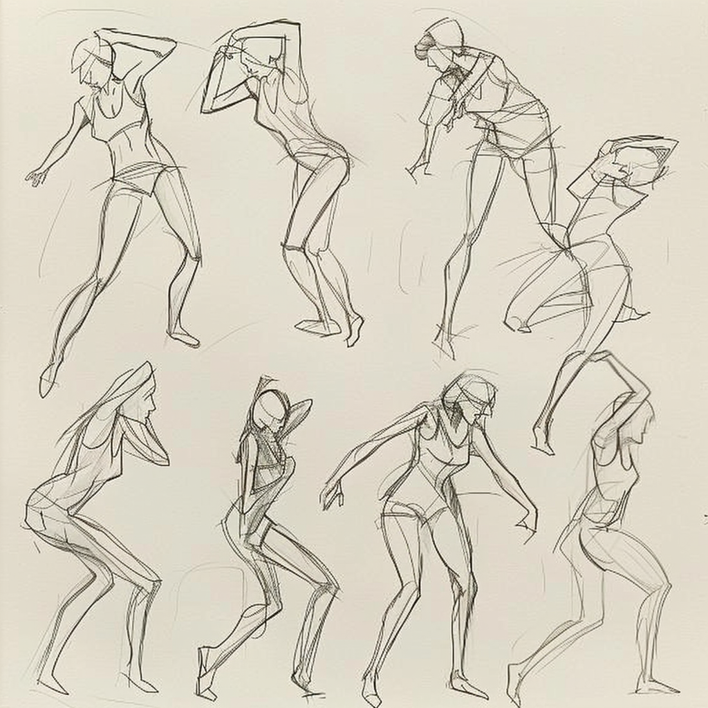 Ultimate 51 Reference Images Of Female Poses for Artists 6 female gesture pose reference 1