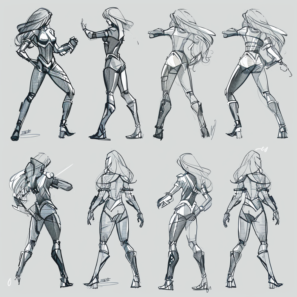 Ultimate 51 Reference Images Of Female Poses for Artists 16 female superhero pose reference
