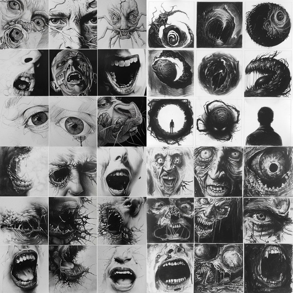 Over 500 Drawing Ideas & Inspiration To Unlock Your Dark Art 13 Abstract representations of phobias.