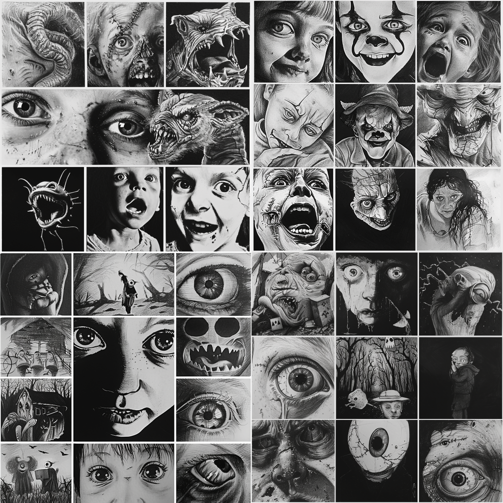 Over 500 Drawing Ideas & Inspiration To Unlock Your Dark Art 15 Dark, twisted versions of childhood fears.