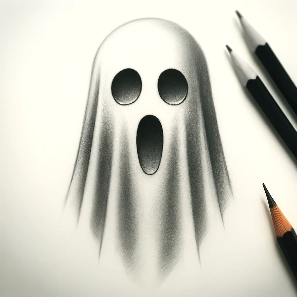 Over 500 Drawing Ideas & Inspiration To Unlock Your Dark Art 33 a drawing of a ghostly face