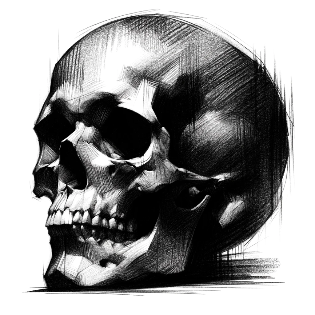 Over 500 Drawing Ideas & Inspiration To Unlock Your Dark Art 34 skull drawing