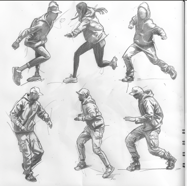 Master Dynamic Poses: Group Drawing Base Tips and References 12 group drawing base poses reference image 1
