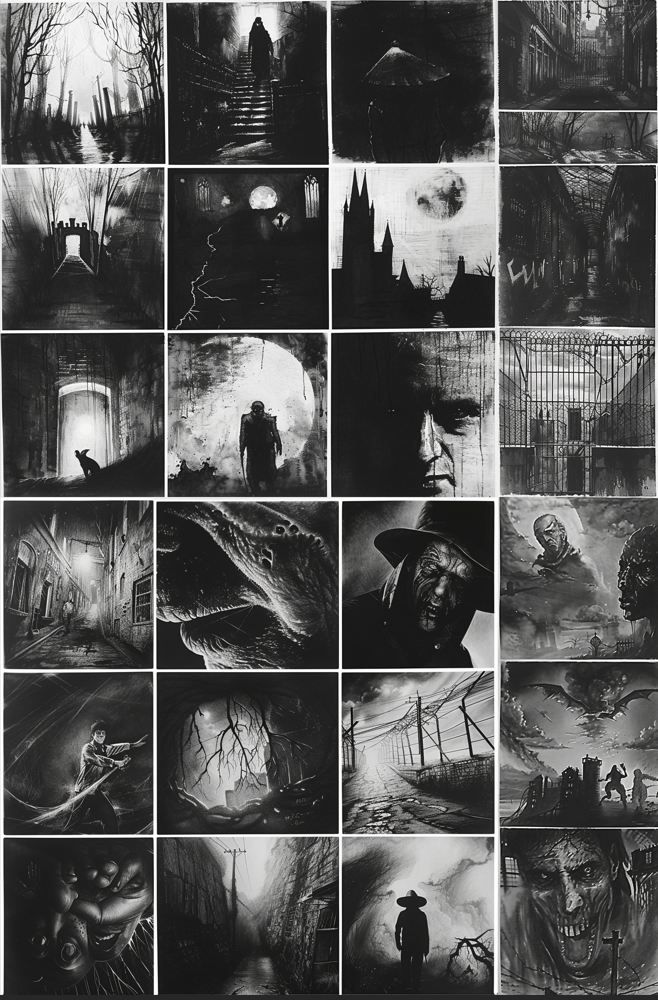 Over 500 Drawing Ideas & Inspiration To Unlock Your Dark Art 7 Scenes from urban legends (e.g., the hook-handed man by the car).