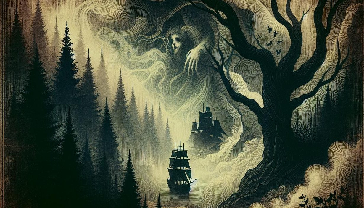 Over 500 Drawing Ideas & Inspiration To Unlock Your Dark Art 39 inspiration for dark art with a ghost ship