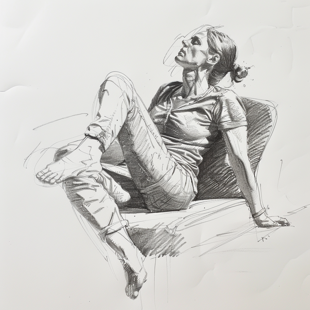 Best Life Drawing Poses: Techniques & Figure Reference Poses 14 longer poses for life drawing 2